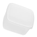 Aramox Recipiente para Carne para Frigorífico, Recipiente para Carne de PP para Frigorífico, 12,5 X 14 X 8 Cm, Caja Transparente con Tapa Sellada para Tocino, Congelada, Cebolletas, Almacenamiento