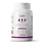 HSN Insaponificables de Aguacate y Soja (ASU) 300mg | 120 Cápsulas Vegetales | Altamente Estandarizado al 30% en Fitosteroles | No-GMO, Vegano, Sin Gluten