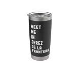 Encuéntrame en Jerez de la Frontera Andalusia España Vaso térmico de acero inoxidable de doble pared
