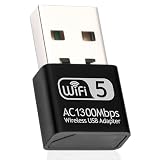 AC1300Mbps Adaptador WiFi USB para PC Doble Banda 5GHz 2.4GHz