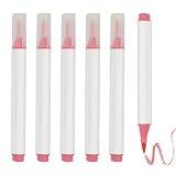 PATIKIL 6 Piezas Bolígrafo Pincel Acuarela Artístico Rojo Melocotón Claro