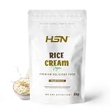 HSN Crema de Arroz 2.0 | Arroz con Leche 1 Kg = 33 Tomas por Envase | Sin Azúcares Añadidos, 100% Carbohidratos Puros | Textura Extra-Fina y Cremosa | Rice Porridge | No-GMO, Vegana, Sin Gluten
