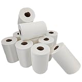 Rollos de papel secamanos mini mecha 2 capas 100% pasta celulosa| Certificado Ecolabel | HO Higiene Online. (Pack 6 Unidades)