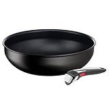 Tefal Ingenio Eco Resist On - Wok 28 cm, Aluminio