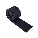 Tubo Termorretráctil Antideslizamiento Fundas Cinta Adhesiva Antideslizante Raqueta Cinta de Agarre Calor Encoger Agarres Antideslizantes para Raquetas de Tenis y Caña de Pescar (Negro, 3,5 * 100 cm)