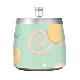 LI ZHI XIN Home - Cenicero de acero inoxidable con tapa para interior o exterior, caramelos y helados