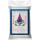 ROYAL THAI RICE - Arroz glutinoso - 1 X 1 KG | Arroz glutinoso de primera clase de Tailandia para postres, albóndigas y platos asiáticos, con más de 25 años de experiencia