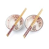 Lachineuse-Juego de 2 cuencos de diseño japonés-Flores de cerezo Ø 11 cm