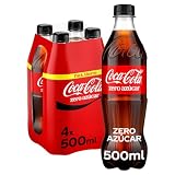 Coca-Cola Zero Azúcar Refresco de Cola Pack 4 x 500 ml
