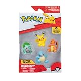 Pokemon Figura de Coincidencia; Pikachu, Bulbasaur, Charmander, Squirtle 5 cm Figura