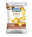 Goya Yuca Chips Saladas Pack de 15x57 gr, Snacks de Yuca | Snack Crujiente con Sal Marina, Alternativa a Plátano Deshidratado