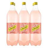 Schweppes Pomelo, Refresco Bajo en Calorías, Bebida Refrescante - Botella PET, Pack 6 x 1,5 L