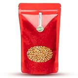 Hopser Food Fun Palomitas de maíz con setas de primera calidad, Palomitas de cine, XL 1:46, Volumen de palomitas, Premium en bolsa resellable, Sin OGM 1kg (Paquete de 1)