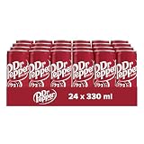 Dr Pepper Original Refresco de Cola, Bebida Refrescante - Lata, Pack 24 x 33 cl