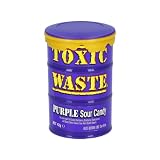 Toxic Waste Purple Sour Candy 42 g – caramelos extremadamente ácidos para valientes + pegatinas GETZH ThankYou