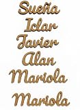 Marcasitios de madera con IMAN. Nombre marcasitios Personalizados. Pedido mínimo 5 Marcasitios con IMAN. Ideal bodas, comuniones, bautizos, cumpleaños, celebraciones