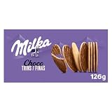 Milka Choco Finas Galletas con Chocolate con Leche, 126g