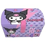 Kids Licensing - Joyero Secreto Kuromi para Niñas, Caja de Joyas, Regalo Infantil Sanrio