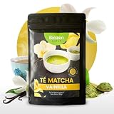 Biozen Natur Té Matcha en Polvo con Vainilla, 100g, Antioxidante Natural, Sin Gluten