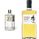Suntory Toki - Whisky Japones 43%, Botella de 700 ml + Roku Ginebra Artesanal Japonesa, 43%, 700ml