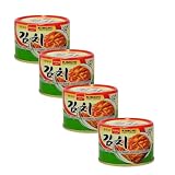 YIJIA | Kimchi Coreano Lata 160g - Una Delicia Fermentada Vegana y sin Gluten (4 Unidad)