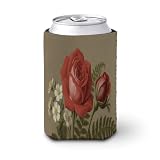 Red Rose-png - Funda enfriadora de latas, plegable, personalizable, aislada, soporte para bebidas, reutilizable, de neopreno, para bebidas frías, bebidas calientes