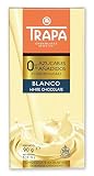 TRAPA 0% AZÚCARES AÑADIDOS | Tableta de Chocolate Blanco | Sin Gluten