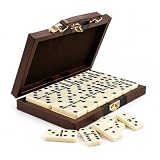 ZHITENG 28 Piezas Domino Juego de Mesa, Tradicional de Dominó de Dominó