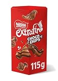 NESTLÉ EXTRAFINO Choco Chips Cereales con Chocolate 115 g | Crujientes cereales con chocolate ideales como snack dulce para compartir o disfrutar entre horas