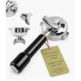 CubetasGastronorm ® Portafiltro Doble 2 Vías Ø82 mm Ø62 mm Aletas 6.7 mm Salida Curva Caño 3/8 Acero INOX 75002500 Hostelería Máquinas Espresso Profesional Brazo Portafiltros Ajuste Preciso