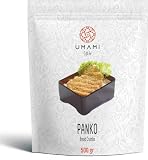 Umami Panko Pan Rallado Japonés 500g - Extra Crujiente para Frituras Ligeras y Gratinados - Receta Auténtica - Absorbe Menos Aceite