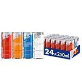 Red Bull Bebida Energética Caja Mixta Sabores, 24 x 250 ml