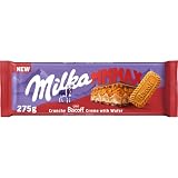 Milka MMMAX Tableta de Chocolate con Leche con Galleta Lotus Biscoff, 275g