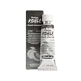 Schmincke Carbón Líquido Melocotón Negro 15 ml, 18 757 006, Para Pintura Al Carbón, Dibujo Y Pintura De Fondo, Vegano