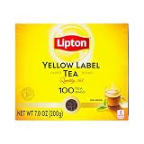Lipton Té negro Yellow Label, Caja con 100 sobres
