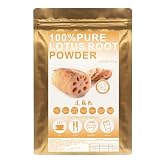 Plant Gift 100% Puro Polvo de Raíz de Loto 莲藕粉, Para Bebidas 100g/3.25oz