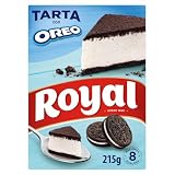 Royal Tarta de Oreo, Sin Horno 8 Raciones, Pack 215 g | Preparado para tarta Oreo cremosa sin horno, ideal para compartir y disfrutar