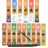 Incienso Natural Orgánico Ecológico Nag Champa Palo Santo Aromaterapia Meditación Se Envían 5 Aromas Al Azar De Inciensos