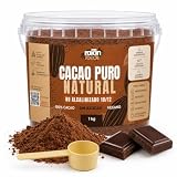 RAIAN FOODS Cacao 100% Puro en Polvo 1 kg, Natural y sin Azúcar Añadido