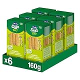 Hero Solo Bio Galletas Cookie Biscuit Desde 8 Meses, 6 x 160 g | Galletas para el destete, Base de cereales integrales, Sin aceite de palma, Ingredientes 100% naturales, Ideal merienda