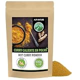 Alpi Nature Curry en Polvo Picante 500g, Especias Indias Molidas para Cocinar, Polvo de Curry