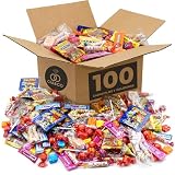 Mega Box 100 Chuches, Caramelos y Golosinas Cia&Co · Para Cumpleaños, Piñatas, Fiestas Infantiles, Navidad, Halloween · Hasta 10 Bolsas de Cumpleaños · Surtido Envuelto Individualmente (BOX 100)