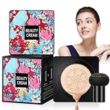 Mushroom Head Air Cushion CC Cream, BB Cream Base de Maquillaje, Base Líquida, Hidratante Corrector, Control de Aceite, Resistente al Agua, Duradero