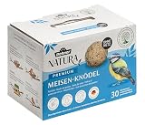 Dehner Natura Premium Bola de Masa sin Red, alimento para Aves Silvestres Durante Todo el año, Rico en proteínas y energético, alimento para Aves Silvestres, 30 Unidades de 90 g (2,7 kg), cartón de