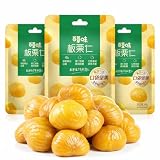 Veitech Castañas Peladas Listas Para Comer, Snack Natural De Castaña Dulce, Textura Suave, 40 G X 3 Bolsas, Ideal Para Merienda O Compartir